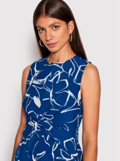 DKNY Sommerkleid DD2ER926 Blau Regular Fit -Deutschland Kleid Zart Verkaufs-Shop dkny sommerkleid dd2er926 blau regular fit 3