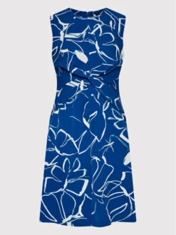 DKNY Sommerkleid DD2ER926 Blau Regular Fit -Deutschland Kleid Zart Verkaufs-Shop dkny sommerkleid dd2er926 blau regular fit 4