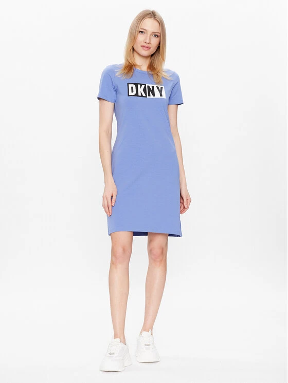 Tenniskleid DP2D4261 Blau Classic Fit 4 Tenniskleid DP2D4261 Blau Classic Fit – Bild 2