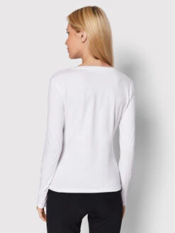 EA7 Emporio Armani Bluse 6LTT05 TJFKZ 1100 Weiß Regular Fit -Deutschland Kleid Zart Verkaufs-Shop ea7 emporio armani bluse 6ltt05 tjfkz 1100 weiss regular fit 2