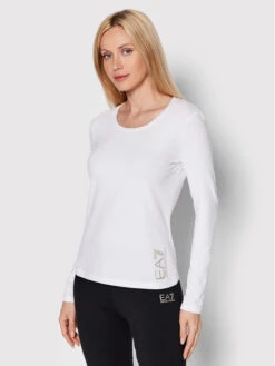 EA7 Emporio Armani Bluse 6LTT05 TJFKZ 1100 Weiß Regular Fit