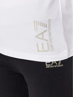 EA7 Emporio Armani Bluse 6LTT05 TJFKZ 1100 Weiß Regular Fit -Deutschland Kleid Zart Verkaufs-Shop ea7 emporio armani bluse 6ltt05 tjfkz 1100 weiss regular fit 3