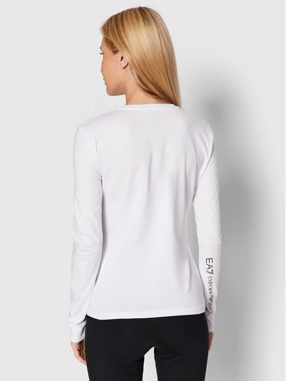 EA7 Emporio Armani Bluse 6LTT07 TJFKZ 0102 Weiß Regular Fit 5 EA7 Emporio Armani Bluse 6LTT07 TJFKZ 0102 Weiß Regular Fit – Bild 3