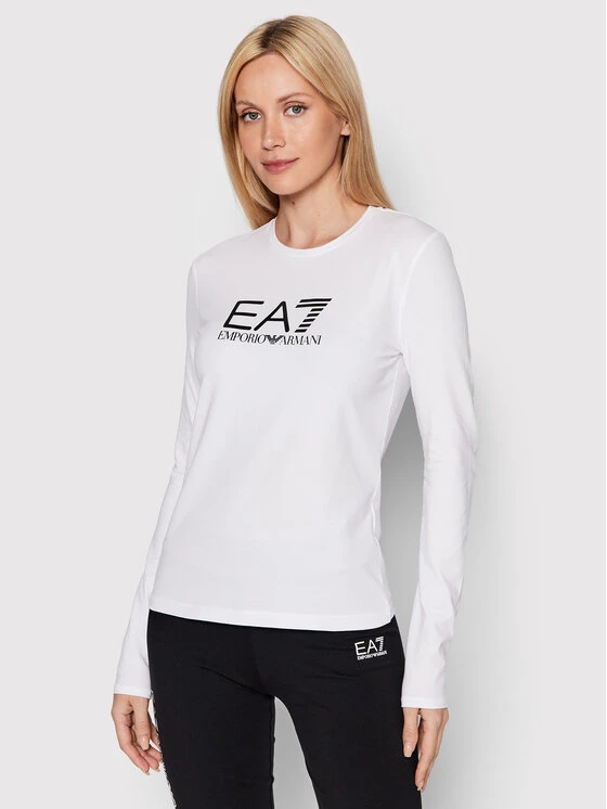 EA7 Emporio Armani Bluse 6LTT07 TJFKZ 0102 Weiß Regular Fit 3 EA7 Emporio Armani Bluse 6LTT07 TJFKZ 0102 Weiß Regular Fit