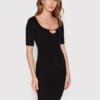 Elisabetta Franchi Kleid Für Den Alltag AM-10S-22E2-V290 Schwarz Slim Fit 1 Elisabetta Franchi Kleid Für Den Alltag AM-10S-22E2-V290 Schwarz Slim Fit -Deutschland Kleid Zart Verkaufs-Shop elisabetta franchi kleid fur den alltag am 10s 22e2 v290 schwarz slim fit