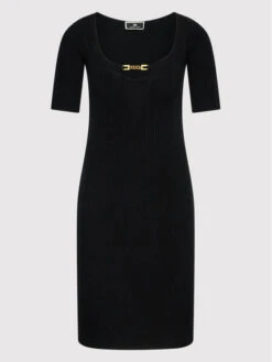 Elisabetta Franchi Kleid Für Den Alltag AM-10S-22E2-V290 Schwarz Slim Fit 11 Elisabetta Franchi Kleid Für Den Alltag AM-10S-22E2-V290 Schwarz Slim Fit -Deutschland Kleid Zart Verkaufs-Shop elisabetta franchi kleid fur den alltag am 10s 22e2 v290 schwarz slim fit 4