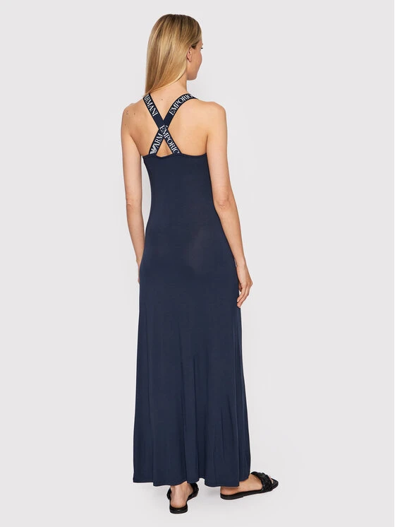 Emporio Armani Sommerkleid 262718 2R314 00135 Dunkelblau Regular Fit 4 Emporio Armani Sommerkleid 262718 2R314 00135 Dunkelblau Regular Fit – Bild 2