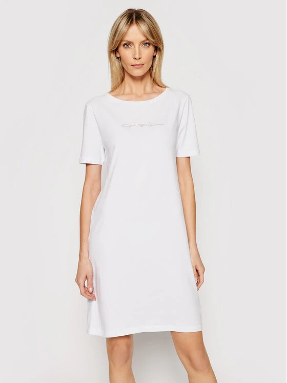 Kleid Für Den Alltag 164425 1P223 00010 Weiß Regular Fit 3 Kleid Für Den Alltag 164425 1P223 00010 Weiß Regular Fit