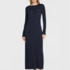 Kleid Für Den Alltag 164638 2F223 00135 Dunkelblau Regular Fit -Deutschland Kleid Zart Verkaufs-Shop emporio armani underwear kleid fur den alltag 164638 2f223 00135 dunkelblau regular fit