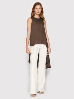 Fabiana Filippi Bluse TPD272B809 Braun Relaxed Fit -Deutschland Kleid Zart Verkaufs-Shop fabiana filippi bluse tpd272b809 braun relaxed fit 1