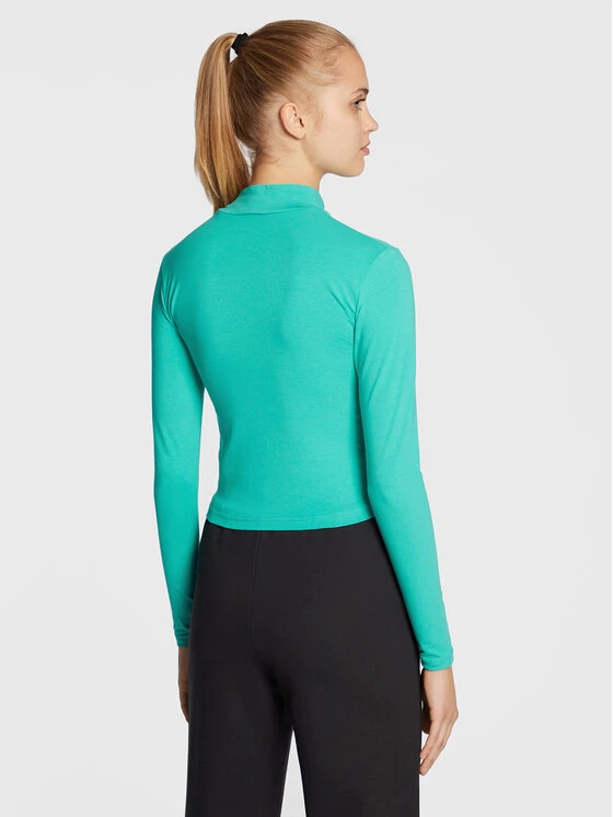 Fila Bluse Tarsia FAW0248 Grün Cropped Fit 5 Fila Bluse Tarsia FAW0248 Grün Cropped Fit – Bild 3