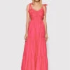 FRACOMINA Sommerkleid FP22SD3012W40001 Rosa Regular Fit 1 FRACOMINA Sommerkleid FP22SD3012W40001 Rosa Regular Fit -Deutschland Kleid Zart Verkaufs-Shop fracomina sommerkleid fp22sd3012w40001 rosa regular fit