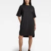G-Star Raw Kleid Für Den Alltag D22840-C336-6484 Schwarz Relaxed Fit -Deutschland Kleid Zart Verkaufs-Shop g star raw kleid fur den alltag d22840 c336 6484 schwarz relaxed fit