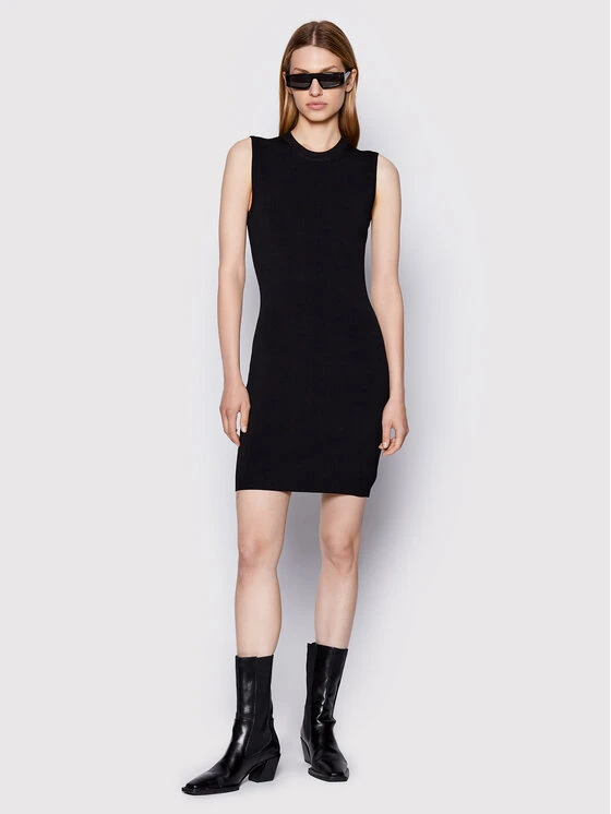 Gestuz Kleid Für Den Alltag Matthea 10906329 Schwarz Slim Fit 4 Gestuz Kleid Für Den Alltag Matthea 10906329 Schwarz Slim Fit – Bild 2