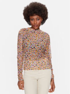 Gina Tricot Bluse Malin 18696 Orange Regular Fit