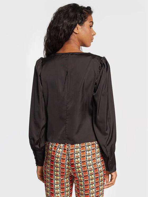 Glamorous Bluse CK5616A Schwarz Regular Fit 5 Glamorous Bluse CK5616A Schwarz Regular Fit – Bild 3