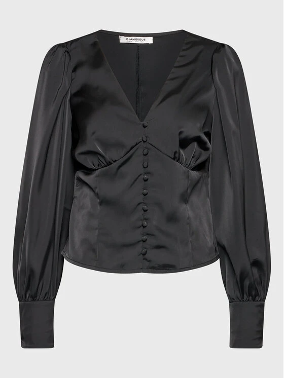 Glamorous Bluse CK5616A Schwarz Regular Fit 7 Glamorous Bluse CK5616A Schwarz Regular Fit – Bild 5