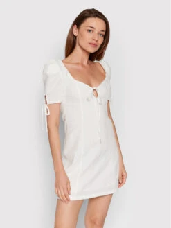 Glamorous Kleid Für Den Alltag GC0554 Weiß Regular Fit