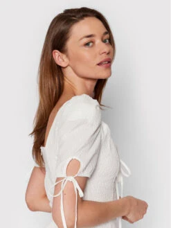 Glamorous Kleid Für Den Alltag GC0554 Weiß Regular Fit -Deutschland Kleid Zart Verkaufs-Shop glamorous kleid fur den alltag gc0554 weiss regular fit 3