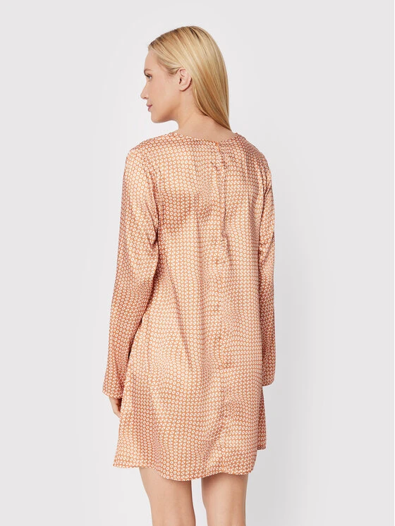 Glamorous Kleid Für Den Alltag HP0181A Orange Relaxed Fit 4 Glamorous Kleid Für Den Alltag HP0181A Orange Relaxed Fit – Bild 2