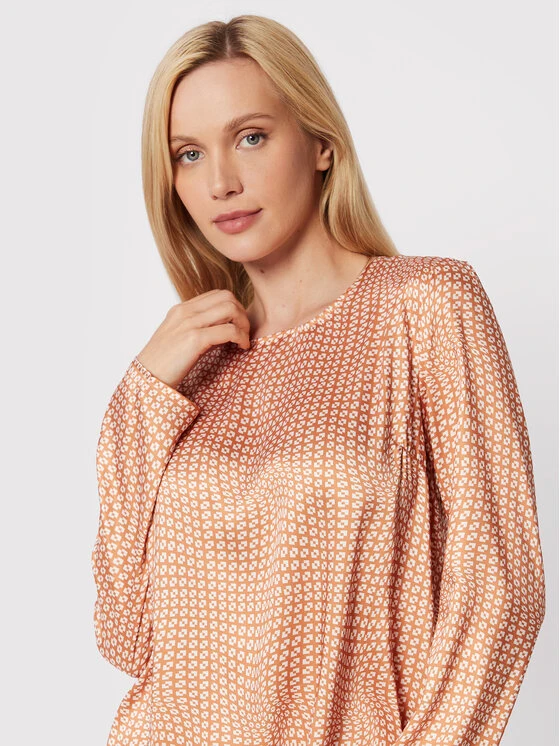 Glamorous Kleid Für Den Alltag HP0181A Orange Relaxed Fit 5 Glamorous Kleid Für Den Alltag HP0181A Orange Relaxed Fit – Bild 3