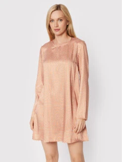 Glamorous Kleid Für Den Alltag HP0181A Orange Relaxed Fit