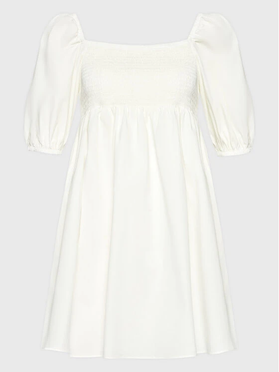 Glamorous Sommerkleid AN4238 Weiß Regular Fit 3 Glamorous Sommerkleid AN4238 Weiß Regular Fit