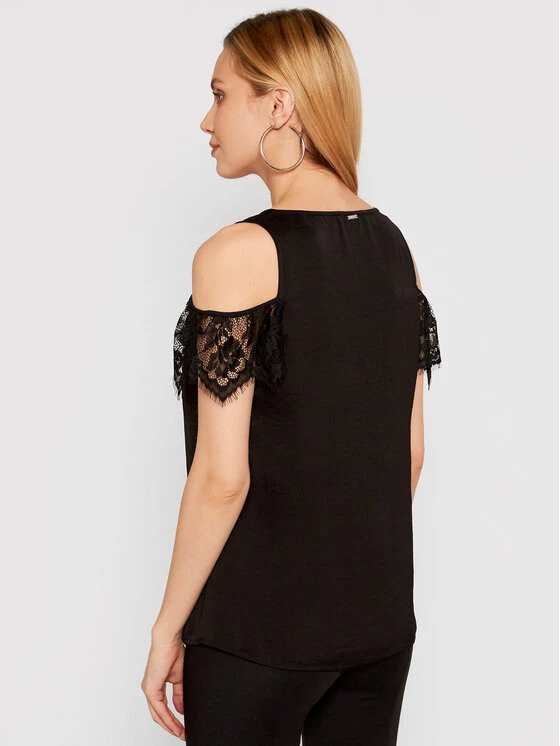 Guess Bluse Mariah W1GH85 W5OC2 Schwarz Regular Fit 5 Guess Bluse Mariah W1GH85 W5OC2 Schwarz Regular Fit – Bild 3