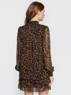 Guess Bluse Nadine W2BH19 WDWT2 Braun Regular Fit -Deutschland Kleid Zart Verkaufs-Shop guess bluse nadine w2bh19 wdwt2 braun regular fit 2