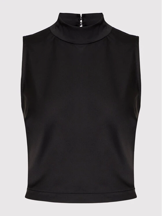 Guess Bluse W1RH11 WEFC1 Schwarz Slim Fit 6 Guess Bluse W1RH11 WEFC1 Schwarz Slim Fit – Bild 4