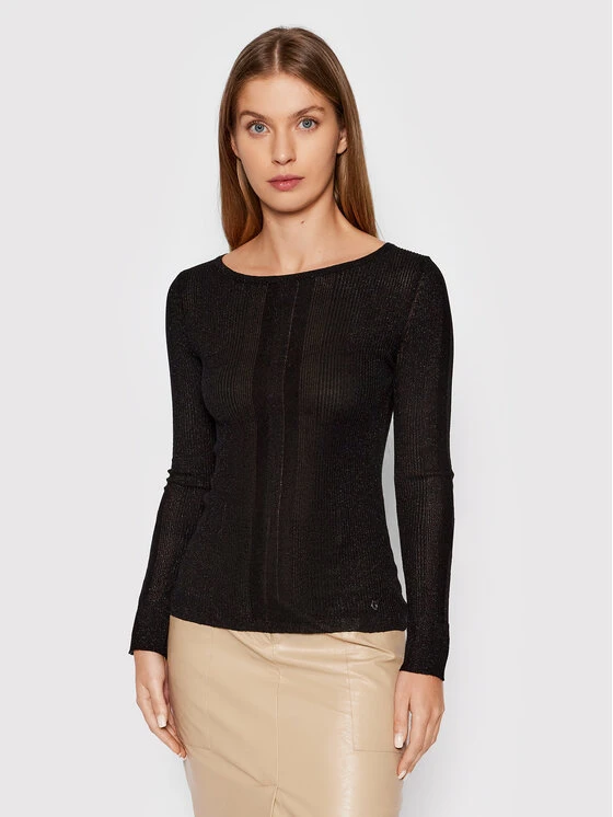 Guess Bluse W2GR02 Z2Z00 Schwarz Slim Fit 3 Guess Bluse W2GR02 Z2Z00 Schwarz Slim Fit