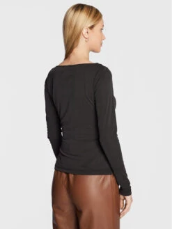 Guess Bluse W2YP06 KB7B2 Schwarz Slim Fit -Deutschland Kleid Zart Verkaufs-Shop guess bluse w2yp06 kb7b2 schwarz slim fit 2