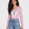 Guess Bluse W3RI48 J1314 Rosa Regular Fit 2 Guess Bluse W3RI48 J1314 Rosa Regular Fit -Deutschland Kleid Zart Verkaufs-Shop guess bluse w3ri48 j1314 rosa regular fit