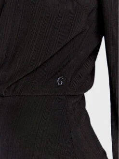 Guess Kleid Für Den Alltag Bernadette W2BK42 KBDQ0 Schwarz Regular Fit -Deutschland Kleid Zart Verkaufs-Shop guess kleid fur den alltag bernadette w2bk42 kbdq0 schwarz regular fit 2 4