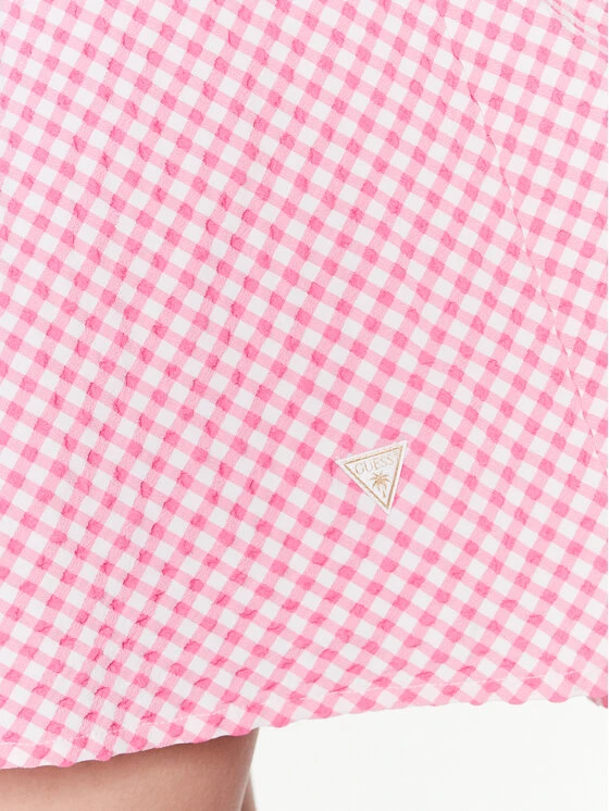 Guess Kleid Für Den Alltag E3GK05 WEQ20 Rosa Regular Fit 7 Guess Kleid Für Den Alltag E3GK05 WEQ20 Rosa Regular Fit – Bild 5