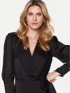 Guess Kleid Für Den Alltag Luana W3RK21 WEDU2 Schwarz Regular Fit -Deutschland Kleid Zart Verkaufs-Shop guess kleid fur den alltag luana w3rk21 wedu2 schwarz regular fit 5