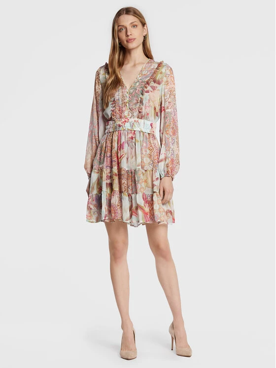 Guess Sommerkleid W2YK55 WCWF2 Bunt Regular Fit 4 Guess Sommerkleid W2YK55 WCWF2 Bunt Regular Fit – Bild 2