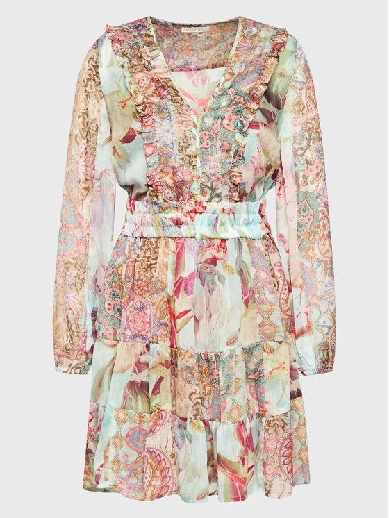 Guess Sommerkleid W2YK55 WCWF2 Bunt Regular Fit 7 Guess Sommerkleid W2YK55 WCWF2 Bunt Regular Fit – Bild 5