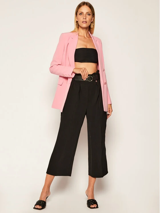 Guess Stoffhose Sarah W0YB78 W96R0 Schwarz Relaxed Fit 4 Guess Stoffhose Sarah W0YB78 W96R0 Schwarz Relaxed Fit – Bild 2