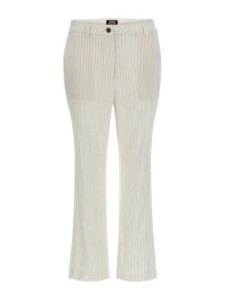 Guess Stoffhose Zoe W3GB11 WFCV0 Écru Regular Fit