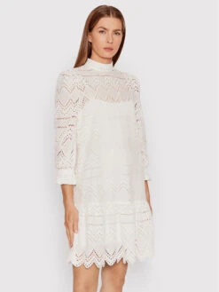 Hugo Sommerkleid Kalina 50467578 Weiß Regular Fit