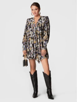 IRO Kleid Für Den Alltag Damie AR148 Bunt Regular Fit -Deutschland Kleid Zart Verkaufs-Shop iro kleid fur den alltag damie ar148 bunt regular fit 1