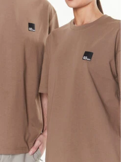 Jack Wolfskin T-Shirt Unisex Eschenheimer 1809091 Beige Regular Fit -Deutschland Kleid Zart Verkaufs-Shop jack wolfskin t shirt unisex eschenheimer 1809091 beige regular fit 1 4