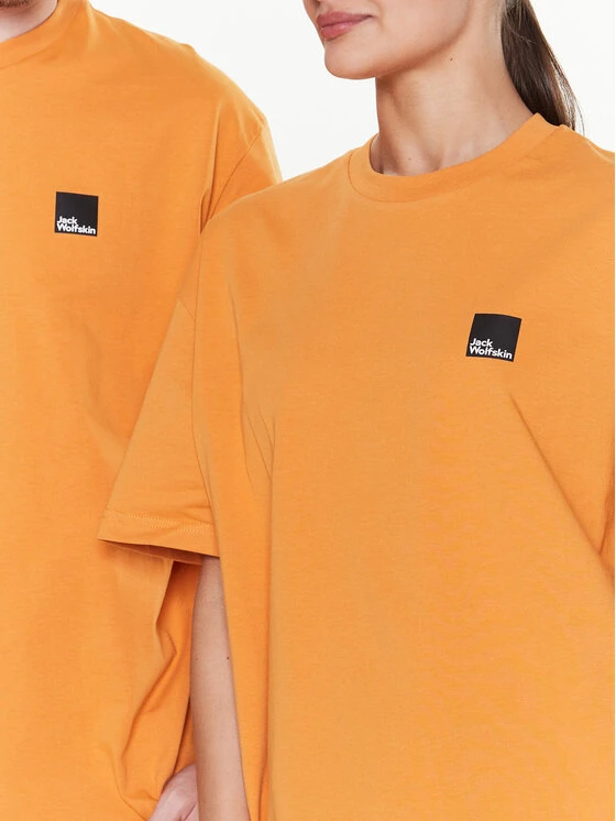 Jack Wolfskin T-Shirt Unisex Eschenheimer 1809091 Orange Regular Fit 7 Jack Wolfskin T-Shirt Unisex Eschenheimer 1809091 Orange Regular Fit – Bild 5