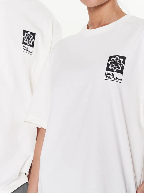 Jack Wolfskin T-Shirt Unisex Eschenheimer Back 1809081 Beige Regular Fit 7 Jack Wolfskin T-Shirt Unisex Eschenheimer Back 1809081 Beige Regular Fit – Bild 5