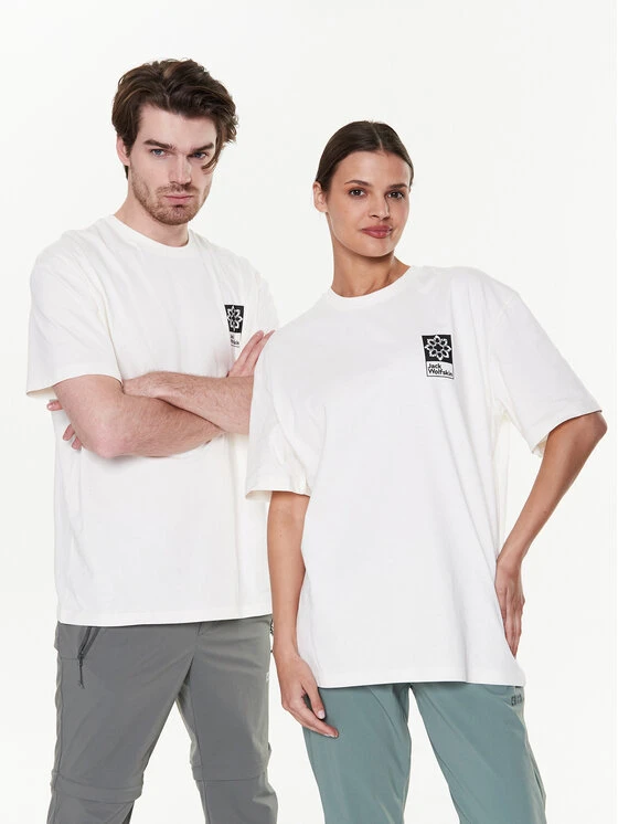 Jack Wolfskin T-Shirt Unisex Eschenheimer Back 1809081 Beige Regular Fit 3 Jack Wolfskin T-Shirt Unisex Eschenheimer Back 1809081 Beige Regular Fit