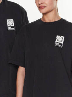 Jack Wolfskin T-Shirt Unisex Eschenheimer Back 1809081 Schwarz Regular Fit -Deutschland Kleid Zart Verkaufs-Shop jack wolfskin t shirt unisex eschenheimer back 1809081 schwarz regular fit 4