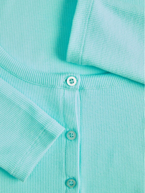 JJXX Bluse 12229628 Grün Rib Fit 6 JJXX Bluse 12229628 Grün Rib Fit – Bild 4