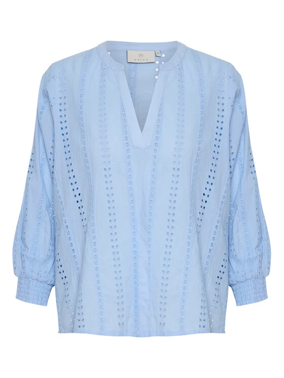 Kaffe Bluse Kriti 10507338 Blau Loose Fit 7 Kaffe Bluse Kriti 10507338 Blau Loose Fit – Bild 5