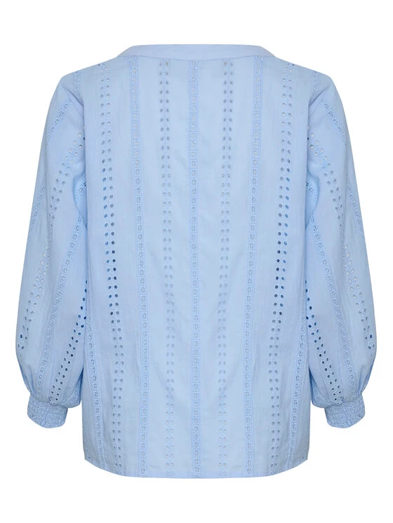 Kaffe Bluse Kriti 10507338 Blau Loose Fit 8 Kaffe Bluse Kriti 10507338 Blau Loose Fit – Bild 6